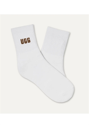 Quinlin Logo Quarter 3 pack socks Stormy Blue/Chestnut/Shaded Clover UGG